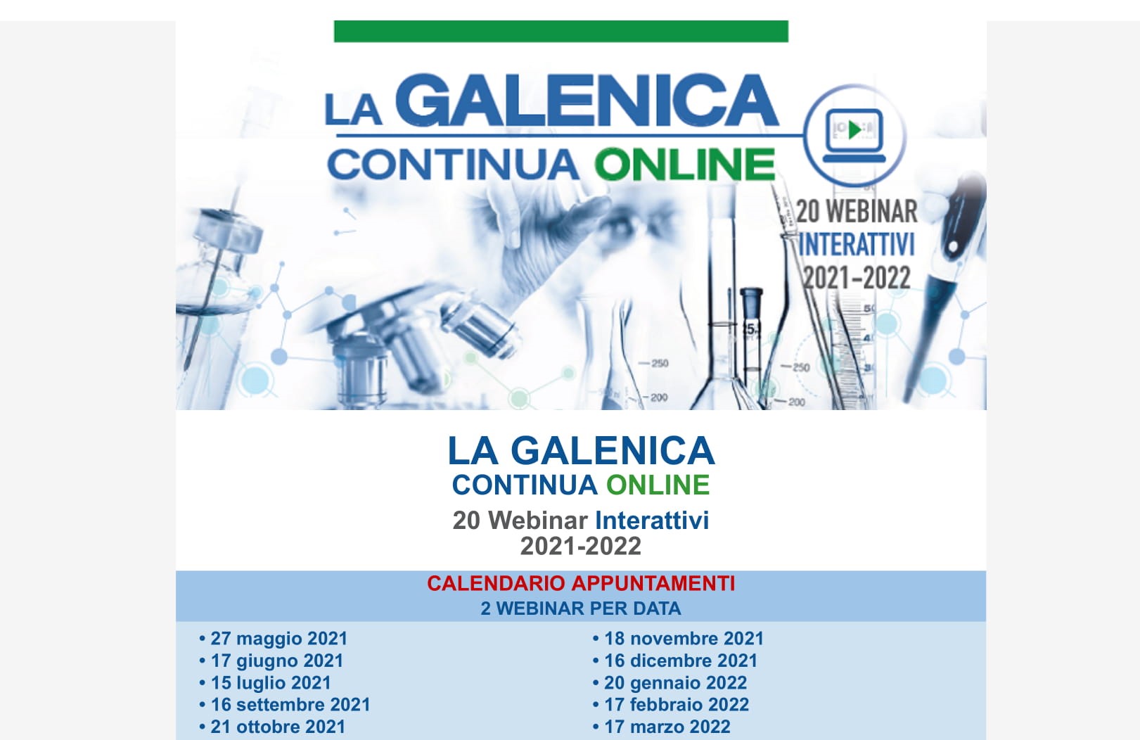 La Galenica continua online